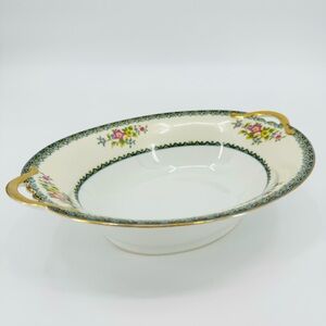 VTG Noritake EL MONTE Fine China Gold Handled Oval Bowl